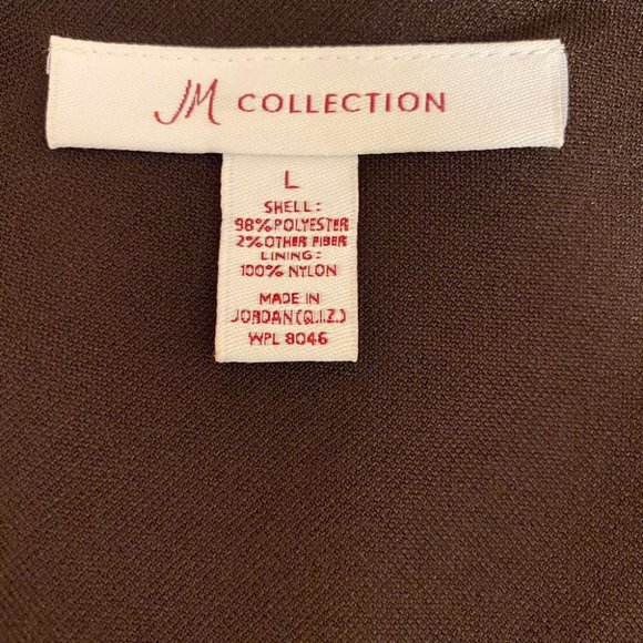 JM Collection Abstract Print Blouse - Picture 5 of 6